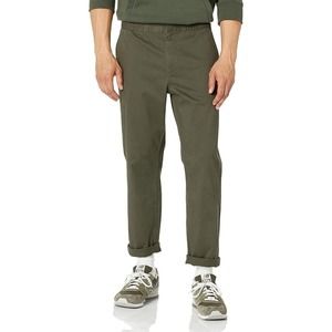 Amazon Essentials Men's Straight-Fit Casual Stretch Chino Pant Olive XS 32"